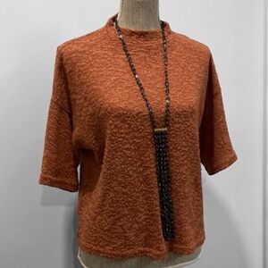 Azalea Orange Short Sleeve top
